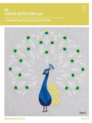 Violet Craft Abstract Peacock