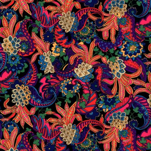 Liberty - 03631110B- Pineapple Paisley