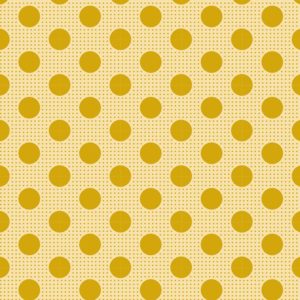 130029 Medium Dots Flaxen Yellow