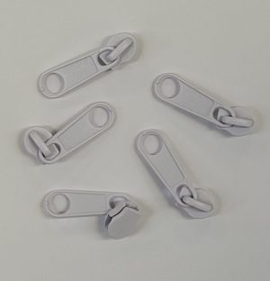 Zipper Pulls size 3 white