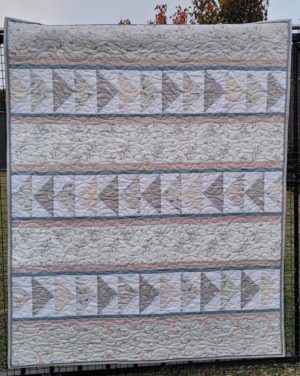 Flying Geese Cot Quilt