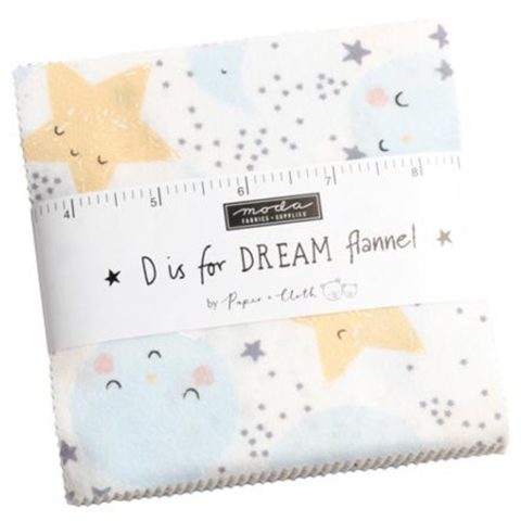 D is for Dream - FLANNEL - 25122PPF Charm Squares