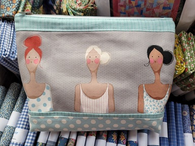 zipper pouch, zipper pouch class, Tilda Zipper Pouch,