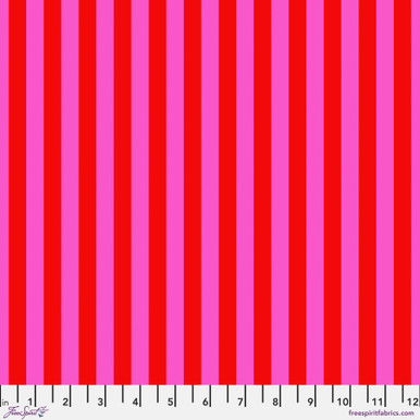 Tula Pink- True Colours - PWTP069.PEONY Tent Stripe Peony