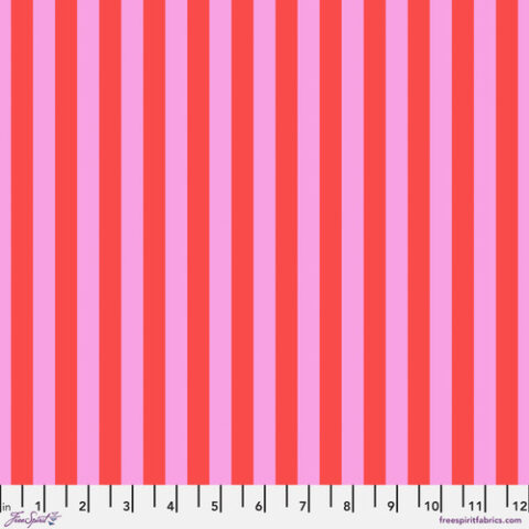 Tula Pink- True Colours - PWTP069.POPPY Tent Stripe Poppy