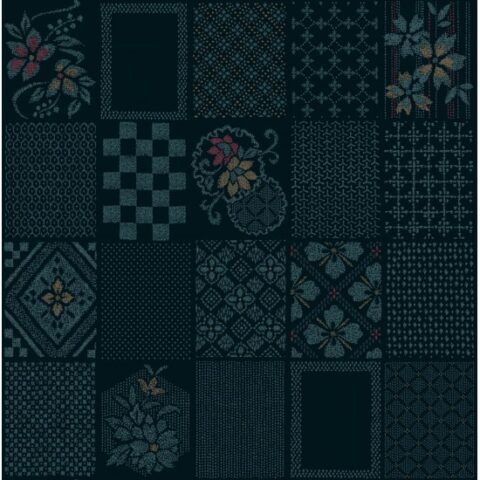Aomori - 63930 102 Navy Bark Cloth