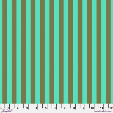 Tula Pink- True Colours - PWTP069-AGAVE Tent Stripe Agave