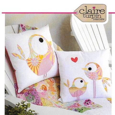 Pip and Ellie - Applique Cushion - 2 Designs
