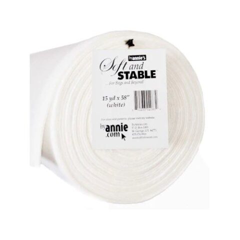 By Annie - Soft and Stable - Bag Foam - 58inches wide - White