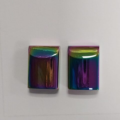 Zipper End Clip - 11mm - Rainbow - Pack of 2