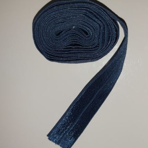 Fold Over Elastic - Navy