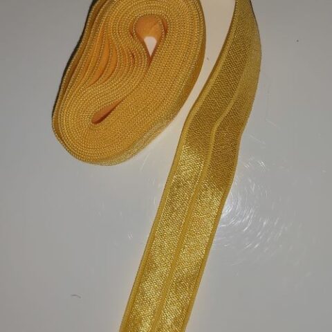 Fold Over Elastic - Yellow