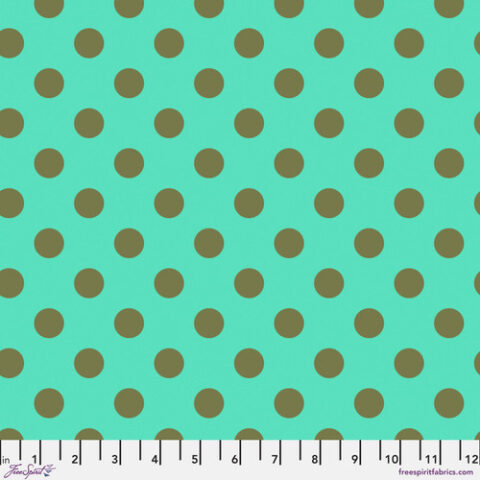 Tula Pink- True Colours - POM POM - PWTP118 - Agave
