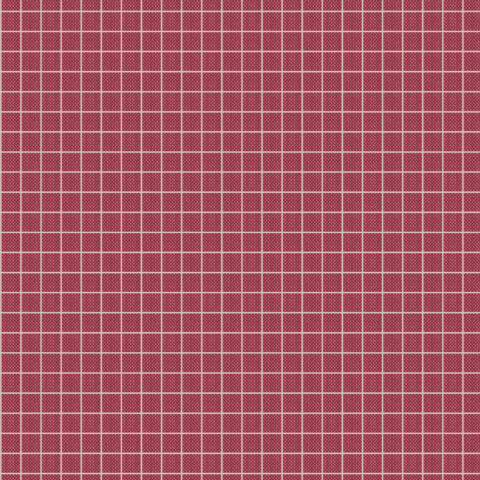 Tilda - Creating Memories - Winter 160086 Plaid Burgundy