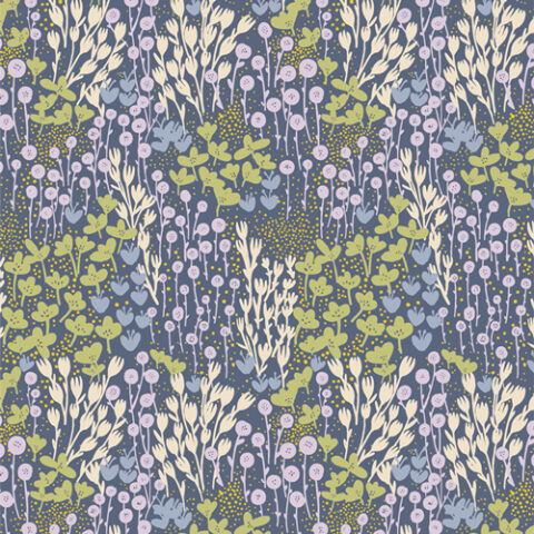 Art Gallery Fabric - Fresh Linen - FRE32301 Backyard Field Night