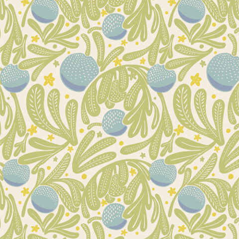 Art Gallery Fabric - Fresh Linen - FRE32311 Bountiful Rhapsody