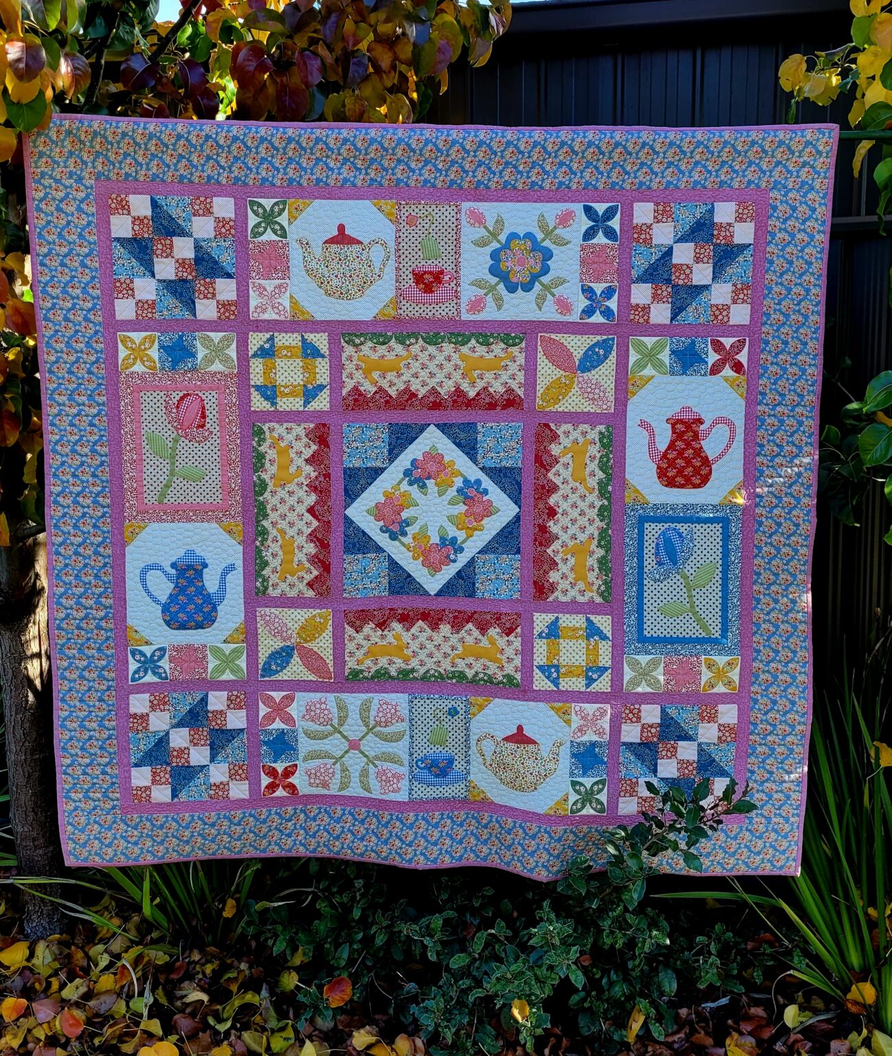 Iced Tea Quilt Pattern Roses & Tea Quilt Pattern - Bellarine Sewing Centre