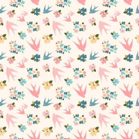 Poppie Cotton - Treasured Threads - TT23702 Swallow Tail Natural