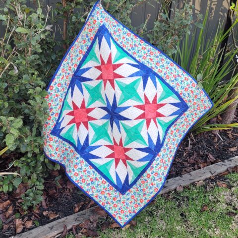 Foundation piecing Star Quilt, foundation piecing class, patchwork class, patchwork class geelong
