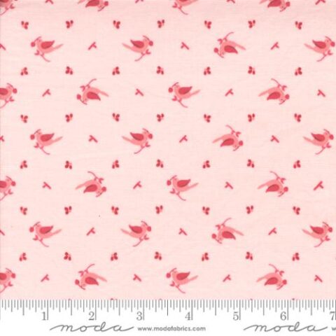 Bunny Hill Designs - Hollyhocks and Roses 3053 18 Hollyhock Pink