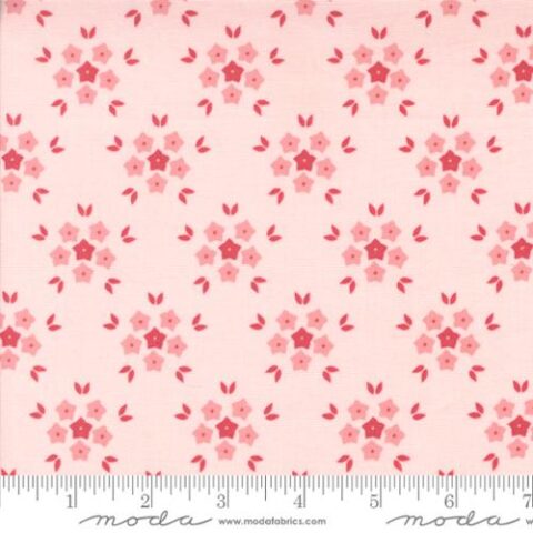 Bunny Hill Designs - Hollyhocks and Roses 3055 18 Hollyhock Pink