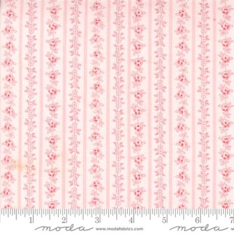 Bunny Hill Designs - Hollyhocks and Roses 3056 17 Hollyhock Pink