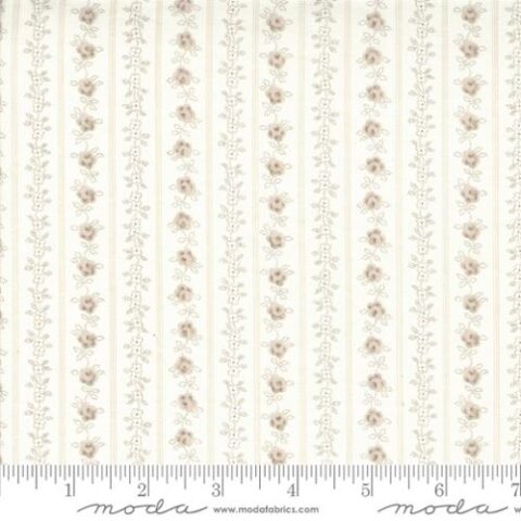Bunny Hill Designs - Hollyhocks and Roses 3056 18 Linen