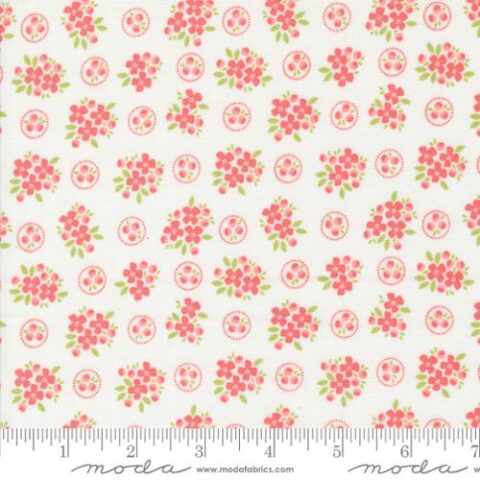 Cali & Co by Corey Yoder of Coriander Quilts for Moda Fabrics, Cali & Co - 29191 11 - Flamingo