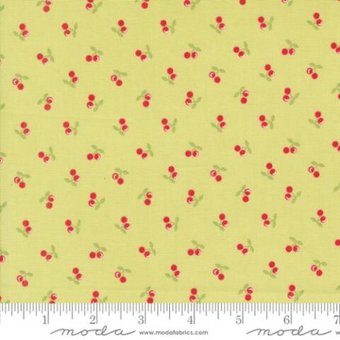 Cali & Co by Corey Yoder of Coriander Quilts for Moda Fabrics, Cali & Co - 29194 18 - Light Lime