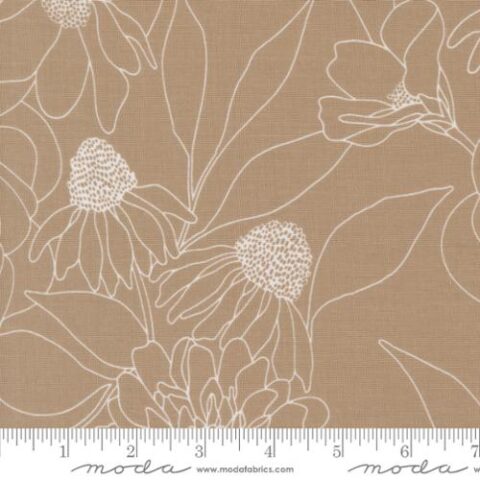 Botany by Alli K Design for Moda Fabrics, Moda Fabric, Alli K Design, wide back fabric,Botany - 108029 13 108 Inch Wide Back Earth
