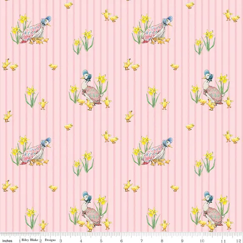 Peter Rabbit, Peter Rabbit & Friends, Peter Rabbit Fabric, Riley Blake Fabric, C15862 Pink
