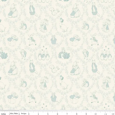 Peter Rabbit, Peter Rabbit & Friends, Peter Rabbit Fabric, Riley Blake Fabric, C15863 Cloud