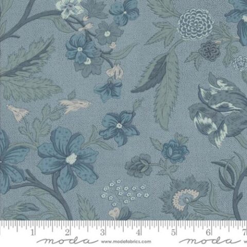 Patchwork Geelong, Geelong Quilting, French General, French General Fabric, Sacre Bleu, French General Sacre Bleu, Sacre Bleu - 13970 16 Parterre Florals French Blue