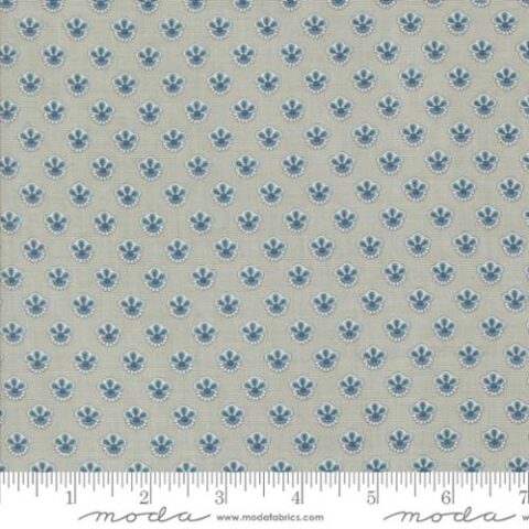 Patchwork Geelong, Geelong Quilting, French General, French General Fabric, Sacre Bleu, French General Sacre Bleu, Sacre Bleu - 13977 14 Campanule Blenders Ciel Blue