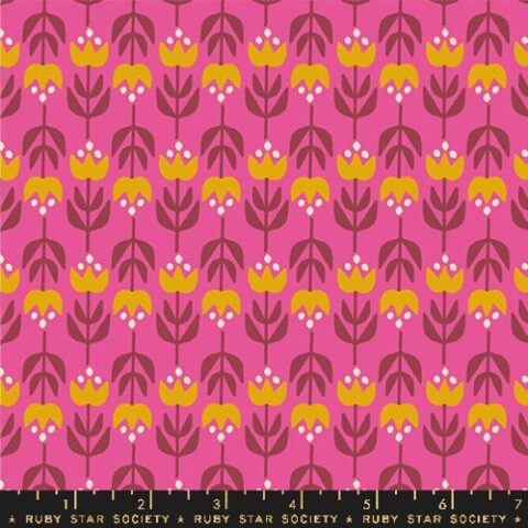 RSS, Ruby Star Society, RSS Woodland Park, Ruby Star Society Woodland Park, Patchwork Geelong, Geelong Quilting, Modern Fabric, Woodland Park RS1084 13 Gathering 30s Raspberry