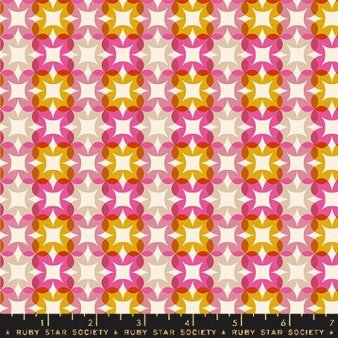 RSS, Ruby Star Society, RSS Woodland Park, Ruby Star Society Woodland Park, Patchwork Geelong, Geelong Quilting, Modern Fabric, Woodland Park RS1085 14 Flower Plaid Raspberry