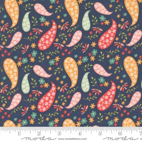 Raspberry Summer Blueberry 37691 20 Moda #1 Paisley Paisley