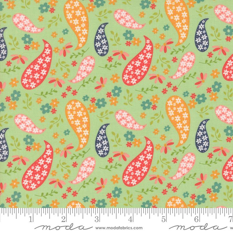 Raspberry Summer Mint 37691 15 Moda #1 Paisley Paisley Raspberry Summer Mint 37691 15 Moda #1 Paisley Paisley