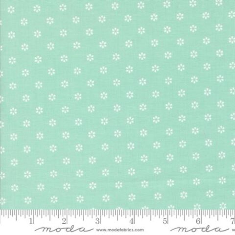 Camille Roskelley, Moda Fabrics, Summertime by Camille Roskelley, 55322 19 Small Floral Aqua