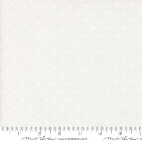 Camille Roskelley, Moda Fabrics, Summertime by Camille Roskelley, 55322 21 Small Floral Cream White