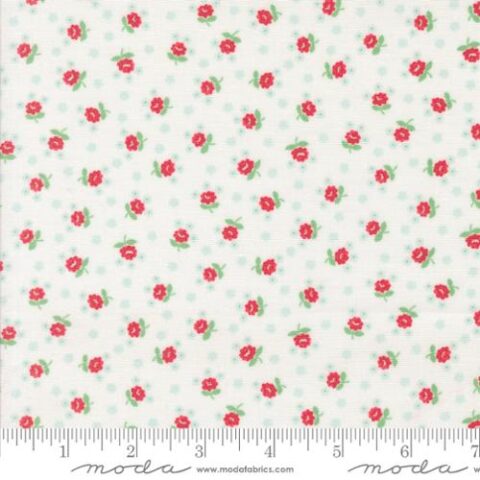Camille Roskelley, Summertime by Camille Roskelley, Moda Fabrics, patchwork Geelong, Geelong quilting, 55328 11 Fairground Floral Cream