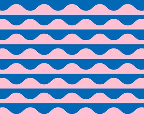 42373 23 - Wavy Geometrics Stripe, Cotton Candy Emily Van Hoff, Moda Fabrics, Groove Fabric, Patchwork Geelong , 42373 23 - Wavy Geometrics Stripe, Cotton Candy