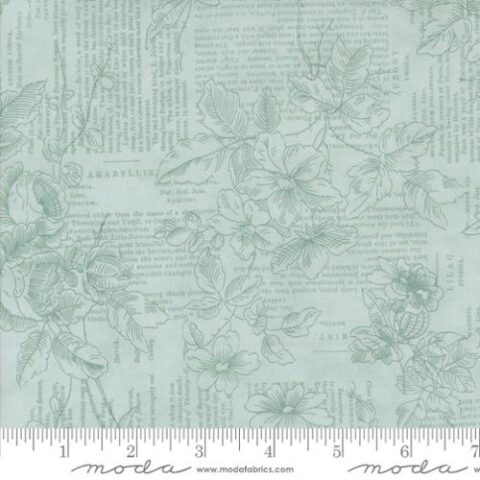 Muse by 3 Sisters, 3 Sisters Fabric, Moda Fabric, Patchwork Geelong, Geelong Quilting, Moda Fabrics Australia, 44392 12 - Poetry of Flowers Sky