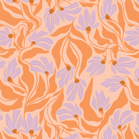 AGF, Art Gallery Fabrics, Modern Fabrics, Tangerine by AGF, TAN69908 Wind Dance Blaze