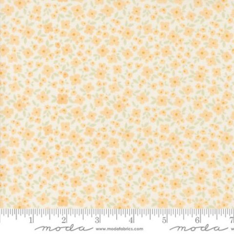 Cottage Charm by My Sew Quilty Life for Moda Fabrics, pretty floral fabric, Bellarine Sewing Centre, Moda Fabrics, My Sew Quilty Life fabric, patchwork Geelong, Geelong Quilting, 31753 33 Flower Basket - Yellow