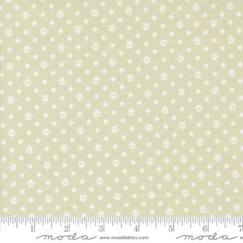 Cottage Charm by My Sew Quilty Life for Moda Fabrics, pretty floral fabric, Bellarine Sewing Centre, Moda Fabrics, My Sew Quilty Life fabric, patchwork Geelong, Geelong Quilting, 31758 23 Dots Houses - Pear
