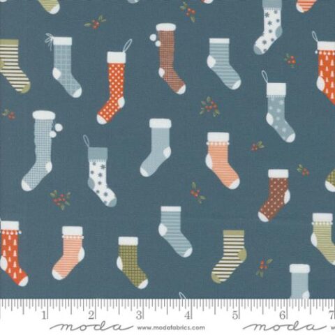 Purrfect Christmas by Elena Amo for Moda Fabrics, Elena Amo fabric, patchwork Geelong, Geelong Quilting, Moda Fabrics, Cat fabric, Christmas fabric, Cat Christmas Fabric, 39041 15 Sweet Stockings