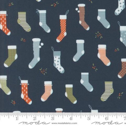 Purrfect Christmas by Elena Amo for Moda Fabrics, Elena Amo fabric, patchwork Geelong, Geelong Quilting, Moda Fabrics, Cat fabric, Christmas fabric, Cat Christmas Fabric, 39041 16 Sweet Stockings