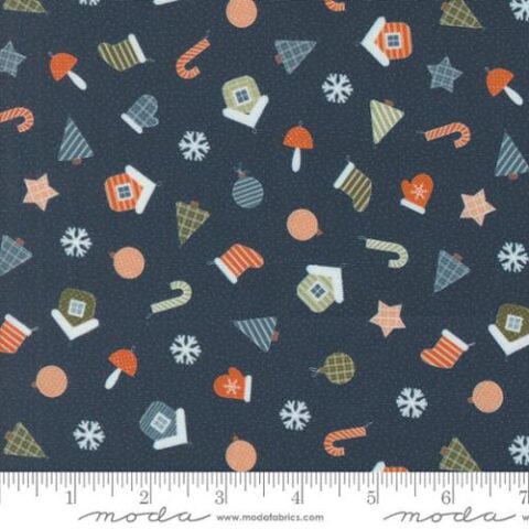 Purrfect Christmas by Elena Amo for Moda Fabrics, Elena Amo fabric, patchwork Geelong, Geelong Quilting, Moda Fabrics, Cat fabric, Christmas fabric, Cat Christmas Fabric, 39046 16 Ornaments