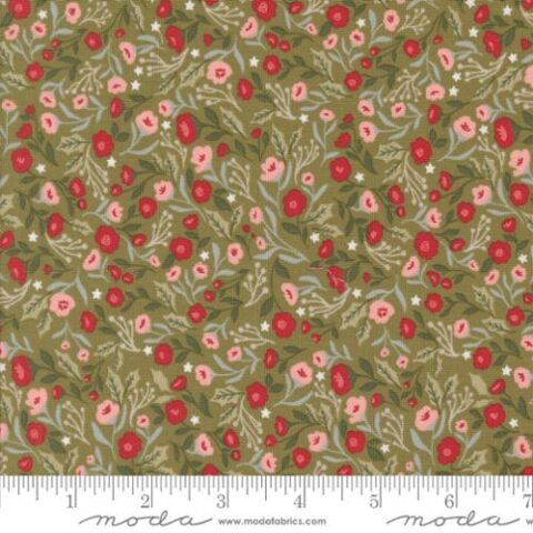 Berry and Pine, Christmas Fabric, Moda Fabrics, Lella Boutique, 5241 12 Christmas Posies